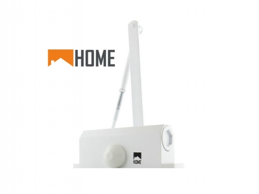 Дверной доводчик HOME 50 кг белый