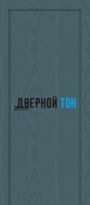 Гладкая пластиковая одностворчатая дверь POSEIDON структурный графит