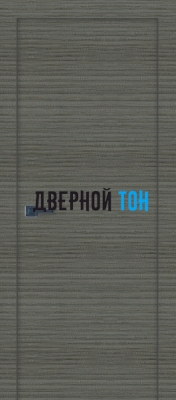 Гладкая пластиковая одностворчатая дверь POSEIDON дуб тоскано поперечный