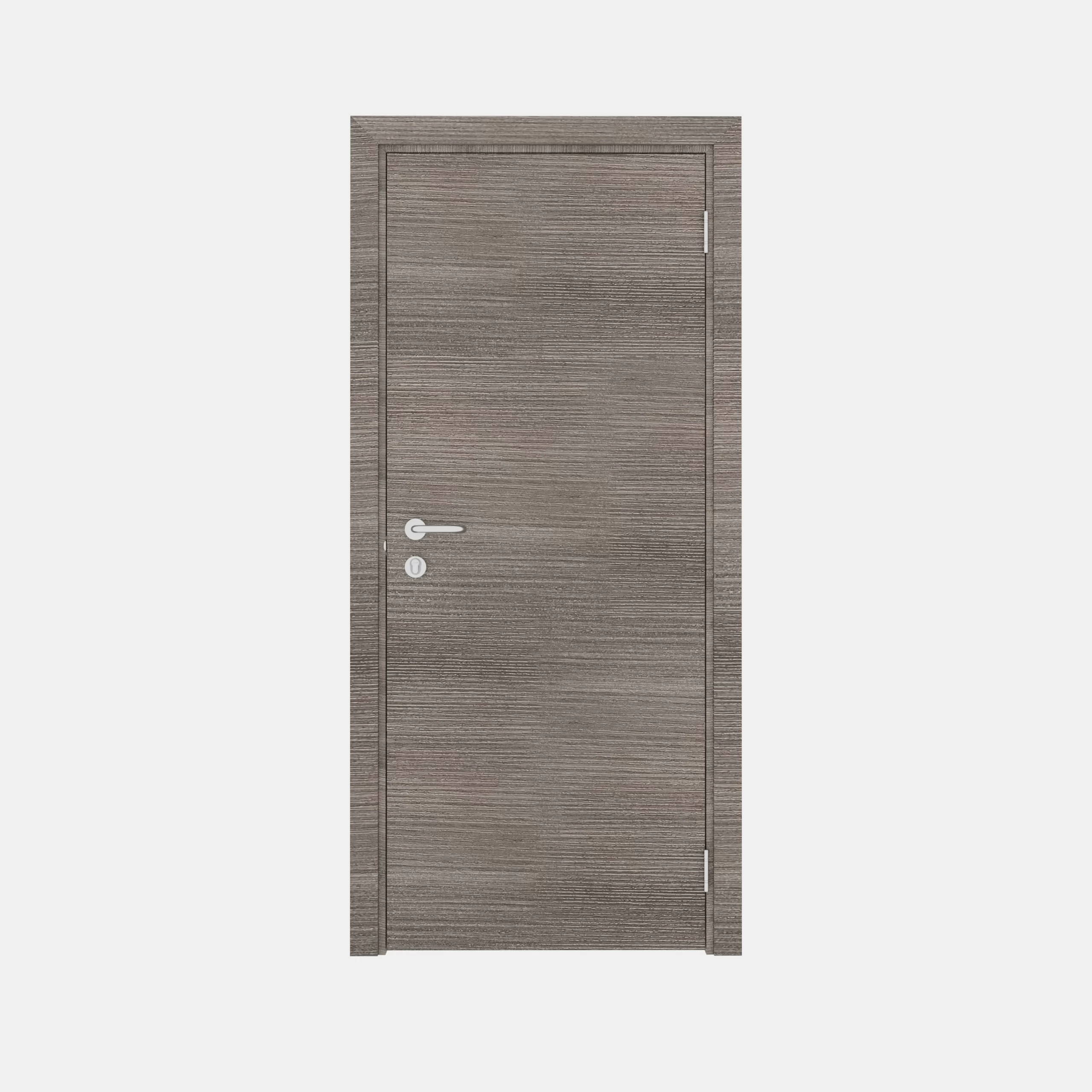 Гладкая пластиковая одностворчатая дверь POSEIDON дуб тоскано поперечный